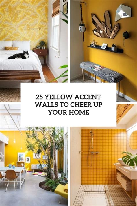 Best Accent Walls With Yelowish Beige 21 Yellow Accent Wall In