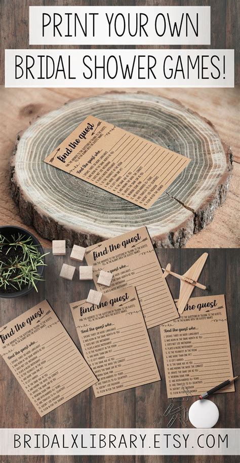 Find The Guest Game Bridal Shower Games Printable Bridal Shower Game Idea Bridal Shower