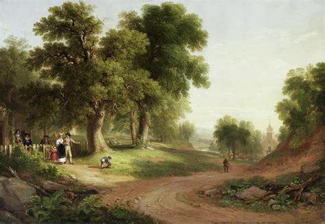 Sunday Morning Painting By Asher Brown Durand