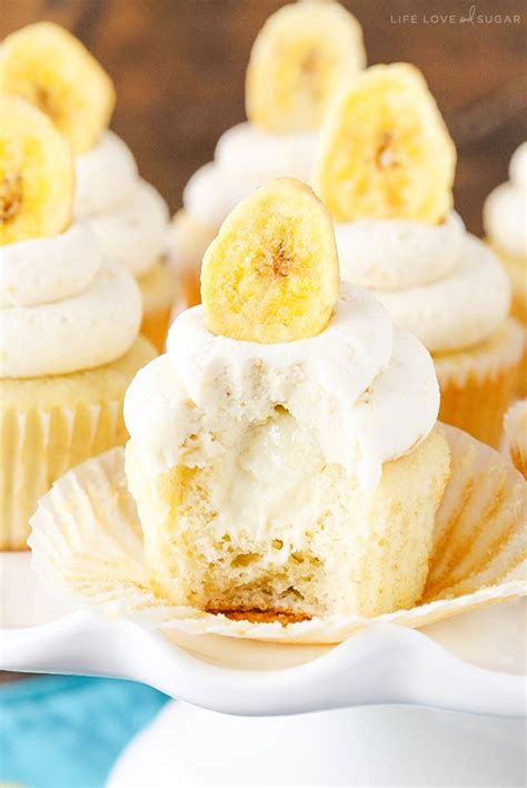 Banana Cream Pie Cupcakes Life Love And Sugar