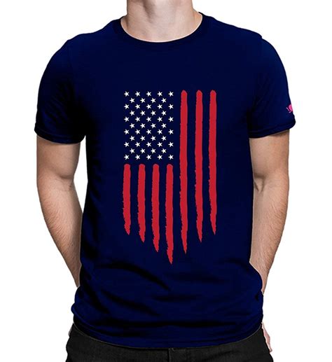 Graphic Printed T Shirt For Men Usa Flag T Shirt