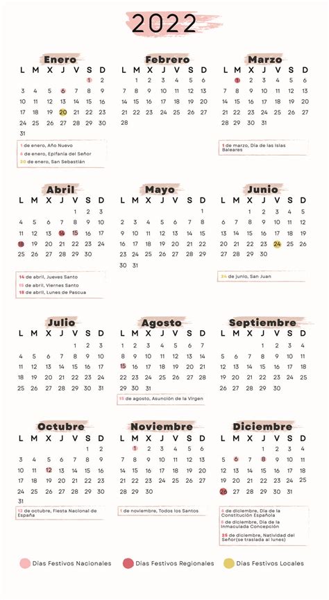 Calendario Laboral Baleares 2022 【2023】 Globalendar