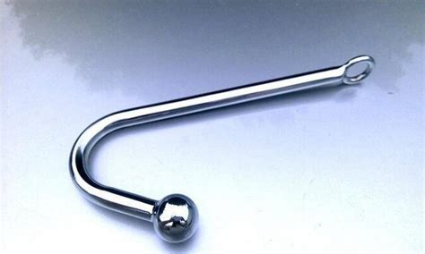 Stainless Steel Anal Hooks Metal Butt Plug Anal Fart Putty Toys Sm039