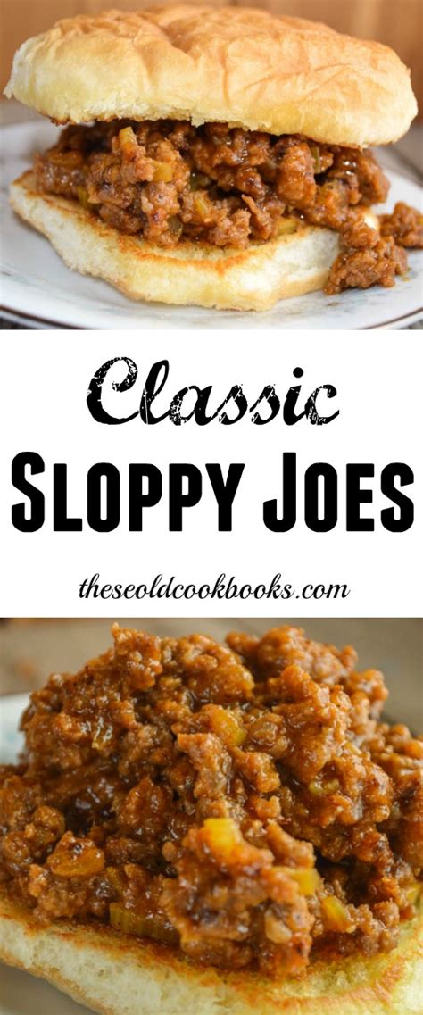 Classic Sloppy Joes Recipe An Old Fashioned Ground Beef Dish