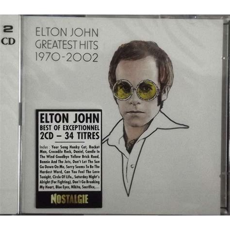 Greatest Hits 1970 2002 2cd 34 Tracks By Elton John Cd X 2 With