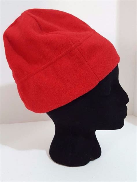 Old Navy Womens Beanie Hat Fleece Red One Size Fits All Oldnavy
