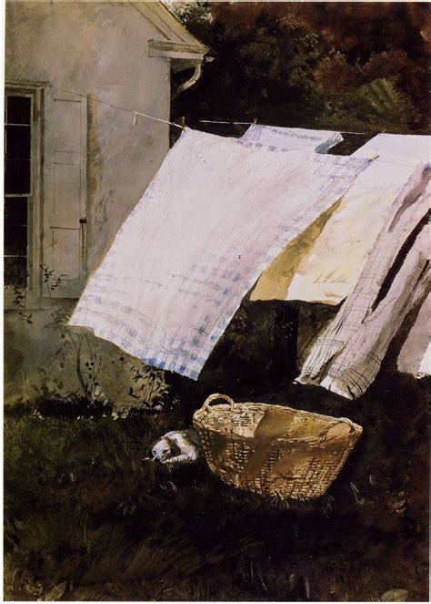 Andrew Wyeth Light Wash Oil Painting 1961 Pinturas Realistas