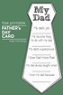 Fathers Day Card Template Free Printable - Printable Templates