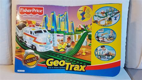 Fisher Price Geotrax Rail And Road System Deluxe With High Chimes Clock