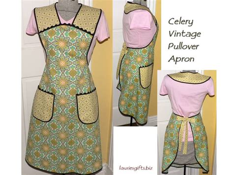 Pin By Magpiepeg On Aprons Vintage Style Aprons Apron Sewing