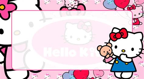 Hello Kitty Etiqueta Escolar Para Imprimir Imagem Legal