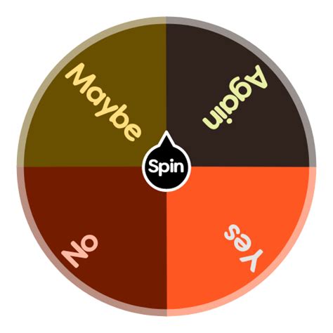Simple Yesno Wheel Spin The Wheel App