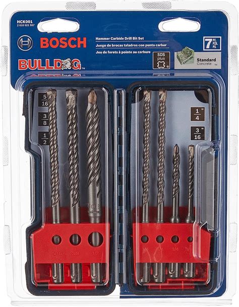 Bosch 7 Piece Carbide Tipped Sds Plus Rotary Hammer Drill