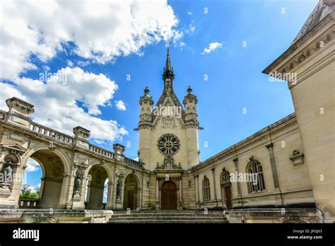 Chapel In The Castle Of Chantilly France Stock Photo Alamy
