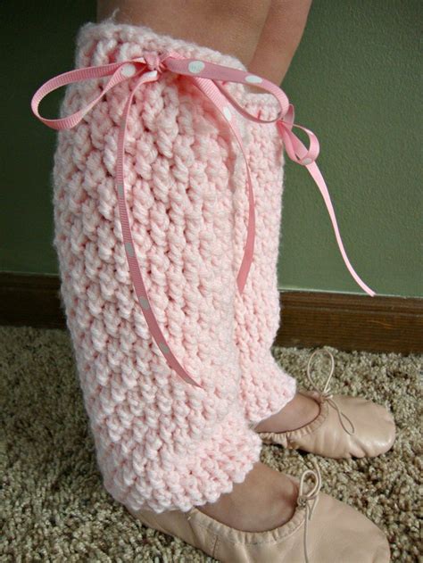 Leg Warmers Made From Loops Of Loves Wavy Ribbed Pattern