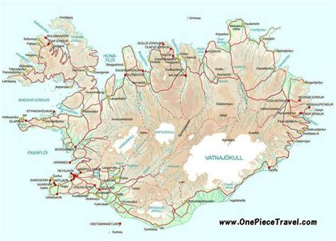 Iceland Tourist Attractions And Travel Iceland Tourist Iceland Map