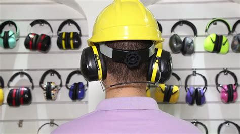 Hard Hat Mounted Ear Muff Hearing Noise Protection Ear Muff For