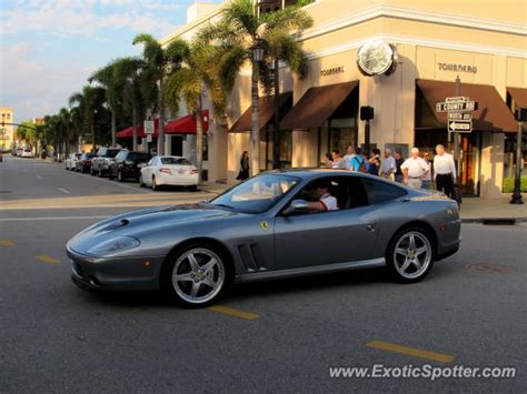 That means no extra trip to the dmv to complete title work. Ferrari 575M spotted in Palm Beach, Florida on 12/29/2012, photo 2