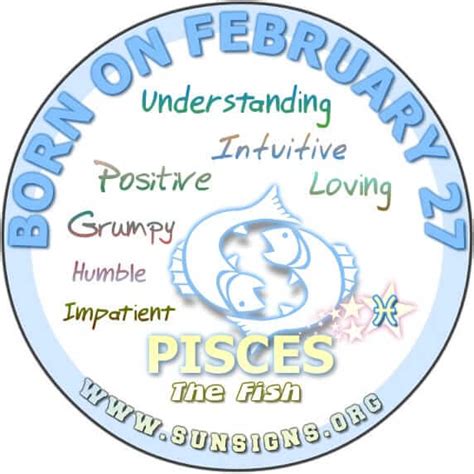 February 27 Horoscope Birthday Personality Sun Signs