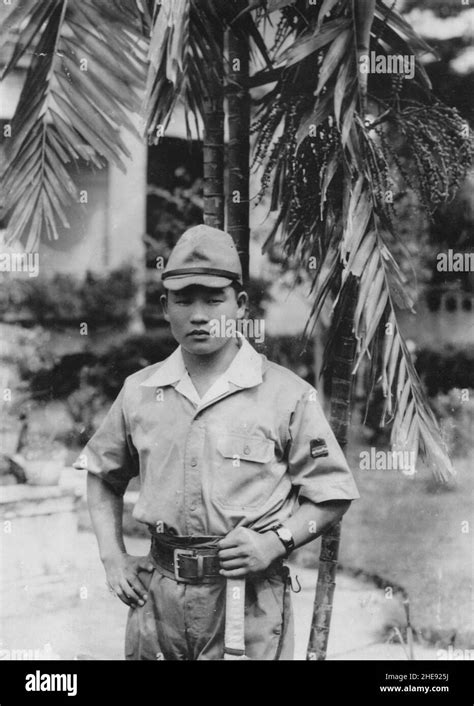 Pacific War 1941 1945 An Imperial Japanese Army Sergeant Dressed In An American Styled Shirt