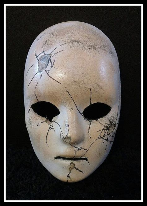 Cracked Baby Doll Mardi Gras Mask By Lovebizarreoddities On Deviantart