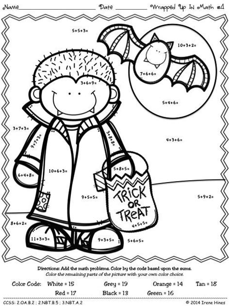 Numbers connect the dots dot puzzles simple shapes. Halloween Color By Numbers - Coloring Home