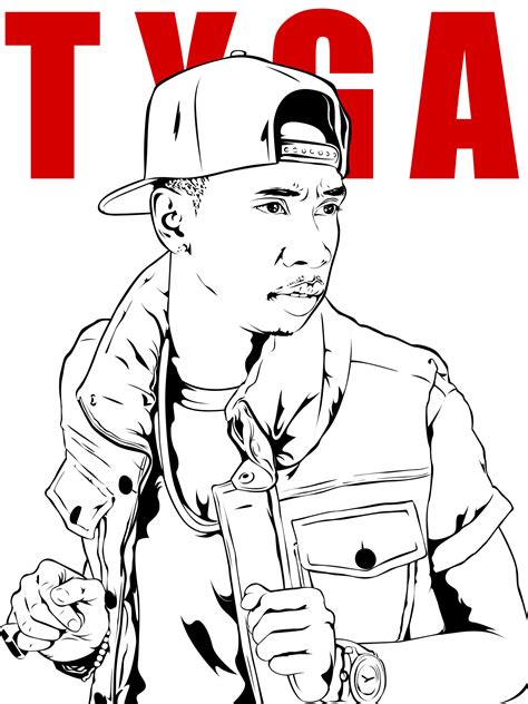 If the 'download' 'print' buttons don't work, reload this page by. Tyga Coloring Pages - Coloring Home