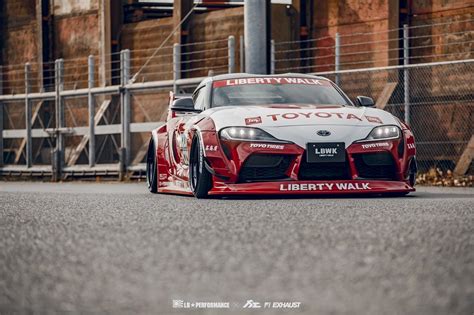 Liberty Walk Works Toyota Supra A90 Fitted With Fi Exhaust