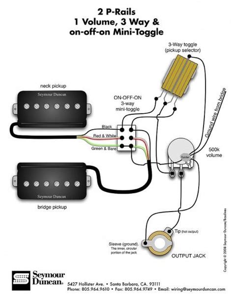 Dgb studios tons of diagrams; 3 Wire Guitar Pickup Wiring Diagram | Guitar pickups, Guitar diy, Luthier guitar