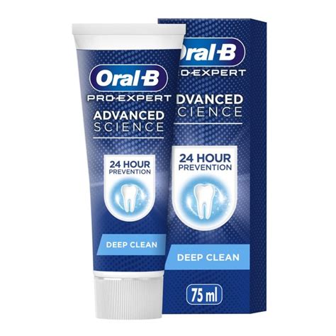 Oral B Pro Expert Advanced Science Deep Clean Toothpaste 75ml Ocado