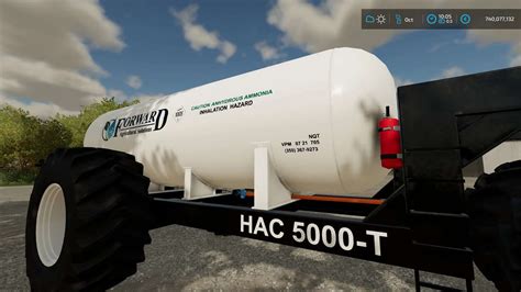 Fs22 Hac 5000 T Anhydrous Caddy V10 Fs 22 Implements And Tools Mod