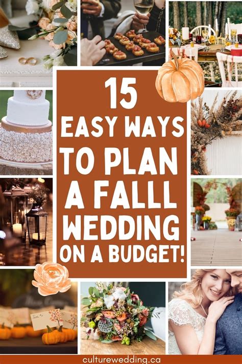 Best Fall Wedding Ideas On A Budget For Fall Lovers