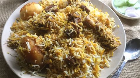 Kolkata Style Mutton Biryani Mutton Biryani Easy Homemade Recipe