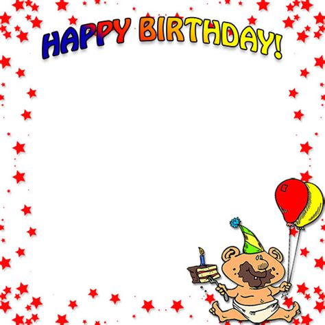 Free Birthday Borders Happy Birthday Border Clip Art