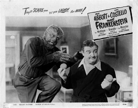 Universal Monsters Abbott And Costello Meet Frankenstein 1948
