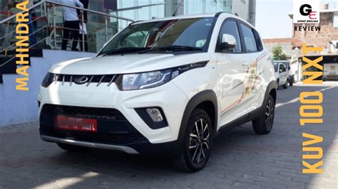2018 Mahindra Kuv 100 Nxt K8 White Detailed Review Features