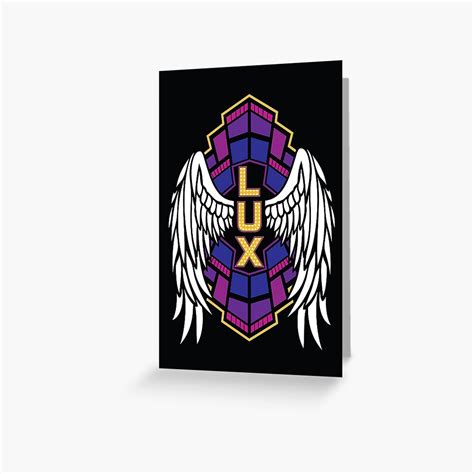 Lucifer Lux Nightclub Greeting Card For Sale By Notoneline Redbubble