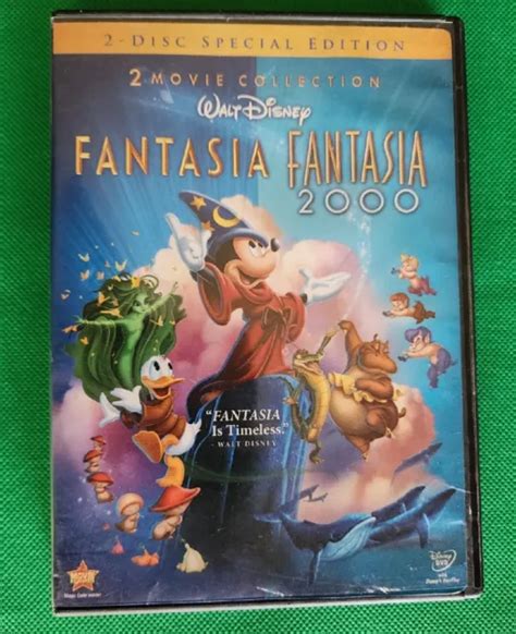 Fantasia And Fantasia 2000 2 Disc Special Edition Dvd Walt Disney
