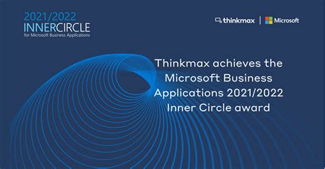 Thinkmax Achieves The Microsoft Business Applications 20212022 Inner
