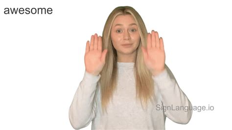 Awesome In Asl Example 5 American Sign Language