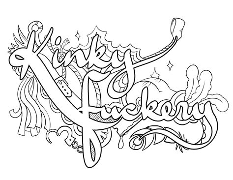 Kinky Coloring Pages Free Printable