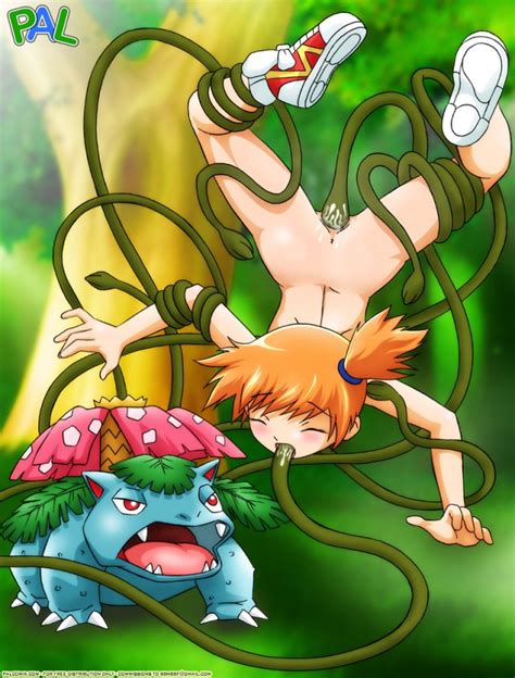 Venusaur Vinewhips Misty Pokemon Misty Luscious