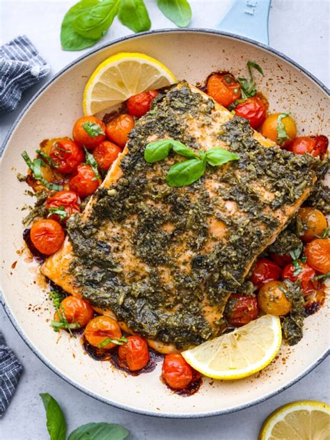 Pesto Salmon Mindtohealth