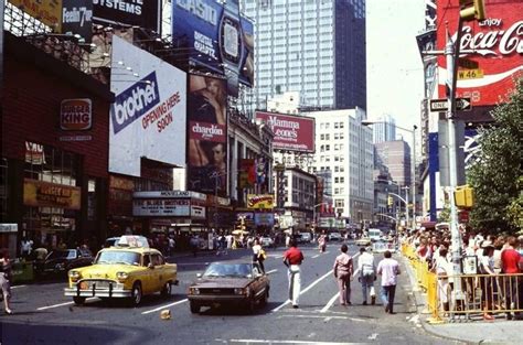 Times Square 1980 Photographer Unknown Nyc Times Square Times