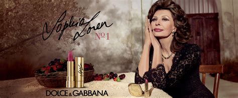 Dazzling Divas Timeless Beauty Sophia Loren 81 Stars In New Dolce And Gabbana Lipstick