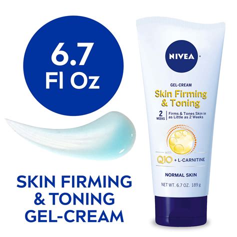 NIVEA Skin Firming And Toning Body Gel Cream With Q10 6 7 Oz Tube