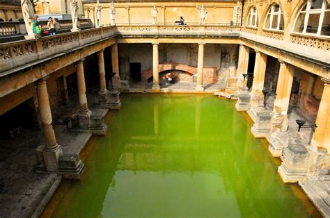 Roman Great Bath Bath England Bath England Roman Baths Bath Uk