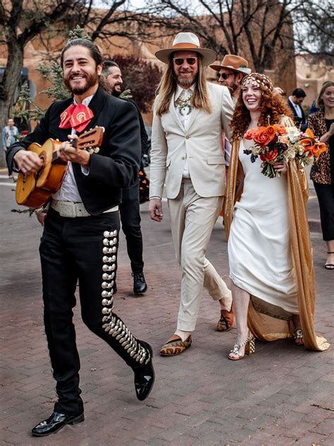 This Enchanting Santa Fe Wedding Ended With A Concert At A Club Santa