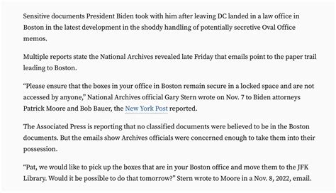 Amuse On Twitter Biden Special Prosecutor🧵 The National Archives
