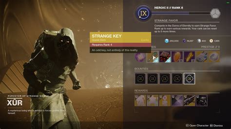 What To Do With The Strange Key From Xur Destiny 2 Youtube